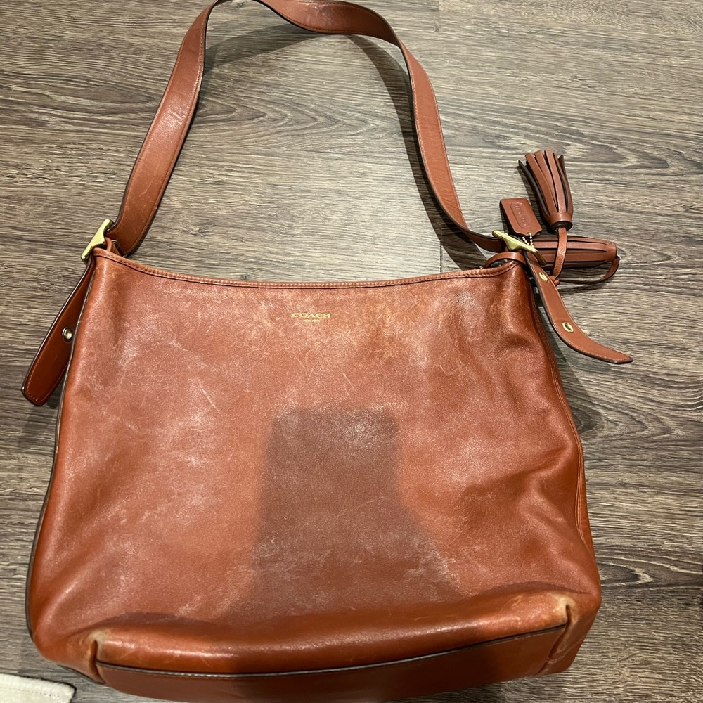 Coach Large Duffle Purse Brown